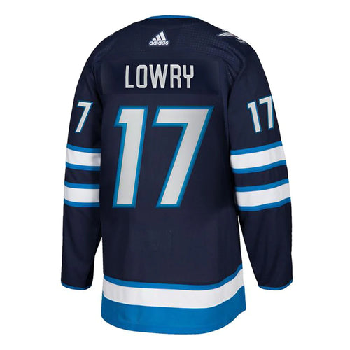 Adam Lowry Winnipeg Jets Autographed Adidas Jersey