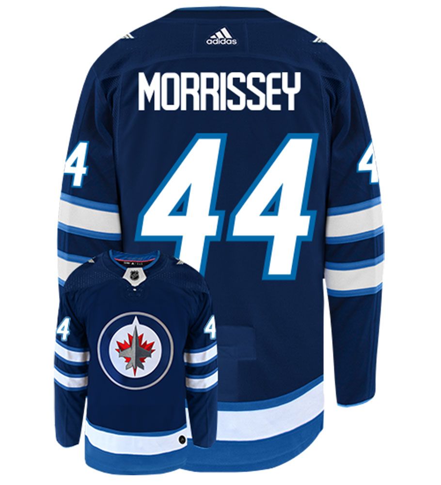 Josh Morrissey Signed Winnipeg Jets 2019 Heritage Classic Adidas Jersey