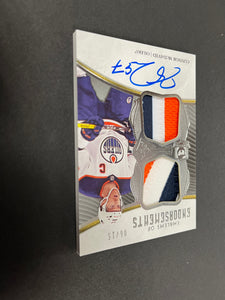 2019-20 UD THE CUP CONNOR MCDAVID EMBLEMS OF ENDORSEMENTS PATCH AUTO - 6/15