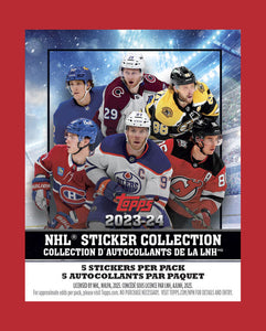 2023-24 Topps Hockey Stickers - Sealed Box