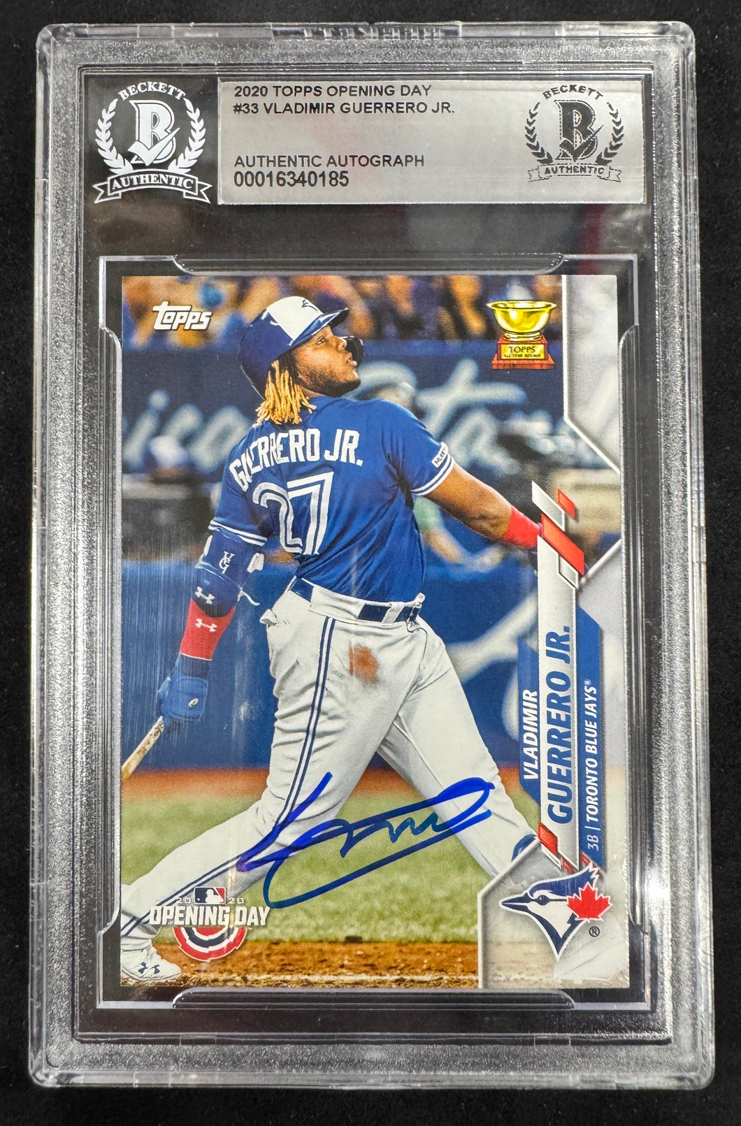 Vladimir Guerrero Autographed Card - Beckett Authenticated