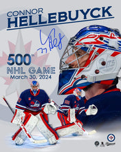 Connor Hellebuyck Autographed 8x10 Photo - Pre-Order