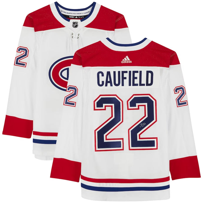 Cole Caufield Montreal Canadiens Adidas Autographed Jersey