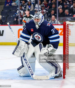 Connor Hellebuyck Autographed 8x10 Photo - Pre-Order