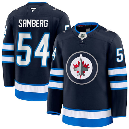 Dylan Samberg Autographed Winnipeg Jets Jersey - Pre Order