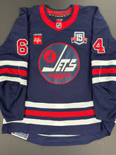 Logan Stanley Game Worn Autographed  Winnipeg Jets Jersey