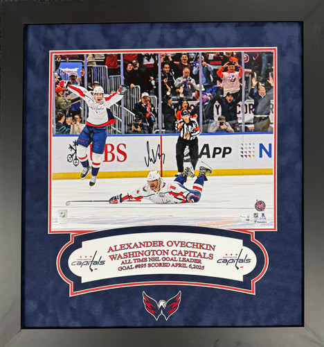 Alexander Ovechkin Autographed 16x20 Custom Framed