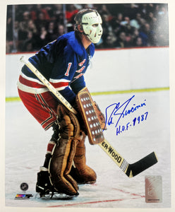 Ed Giacomin - New York Rangers 8x10 Autographed Photo