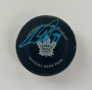 Auston Matthews Toronto Maple Leafs Autographed Puck