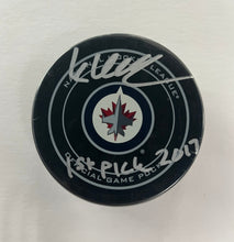 Kristian Vesalainen Autographed Winnipeg Jets Official Game Puck