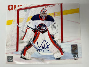 Connor Hellebuyck Autographed 8x10 Photo