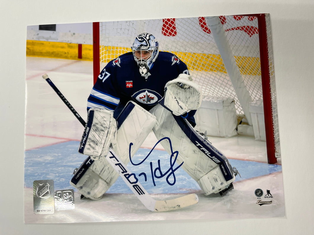 Connor Hellebuyck Autographed 8x10 Photo