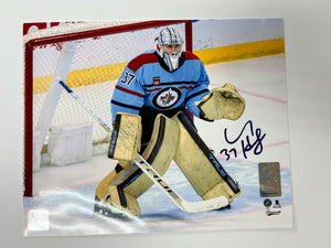 Connor Hellebuyck Autographed 8x10 Photo