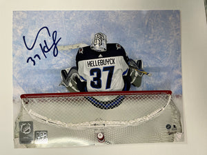 Connor Hellebuyck Autographed 8x10 Photo