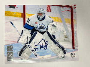 Connor Hellebuyck Autographed 8x10 Photo