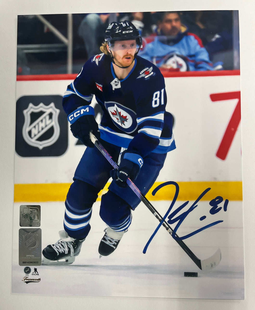 Kyle Connor Autographed 8x10 Photo