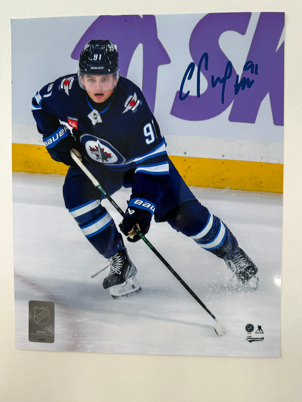 Cole Perfetti Autographed 8x10 Photo