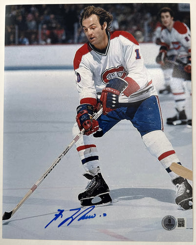 Guy Lafleur Autographed 8x10 photo