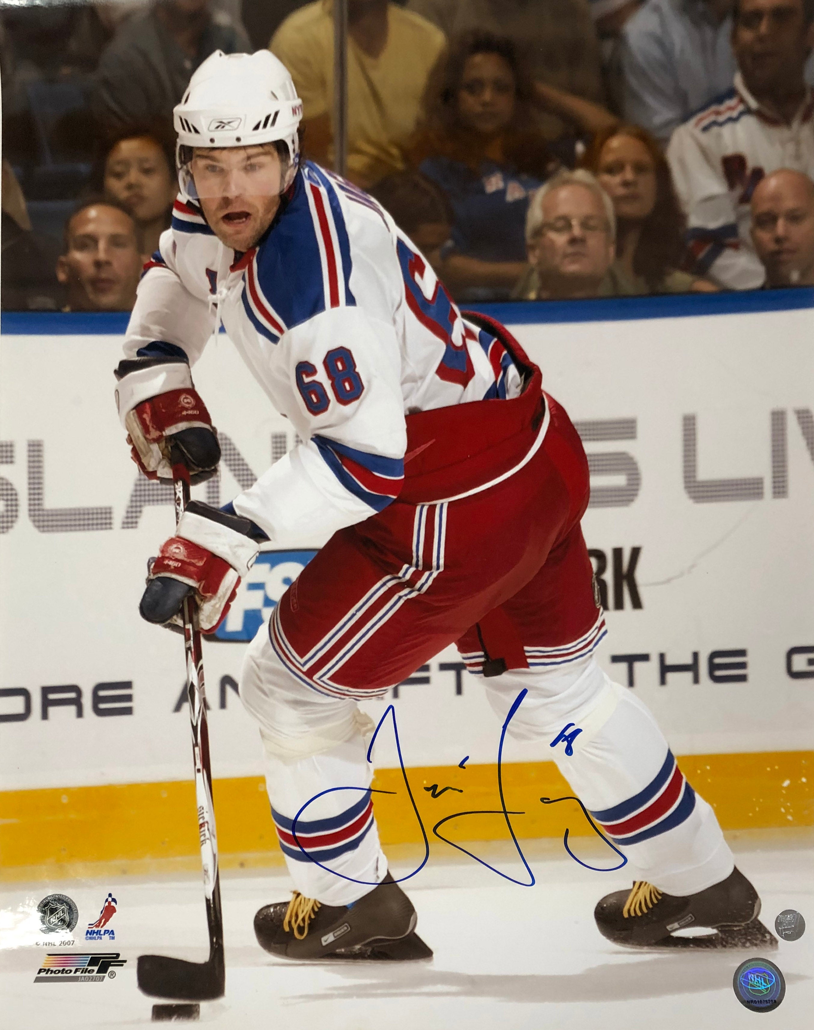 Jaromir Jagr New York Rangers CAPTAIN Pro Player Autographed Jersey - NHL  Auctions