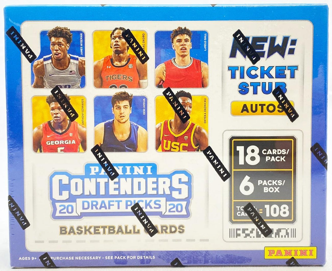 2020 Panini Contenders Draft Picks Basketball Hobby Box