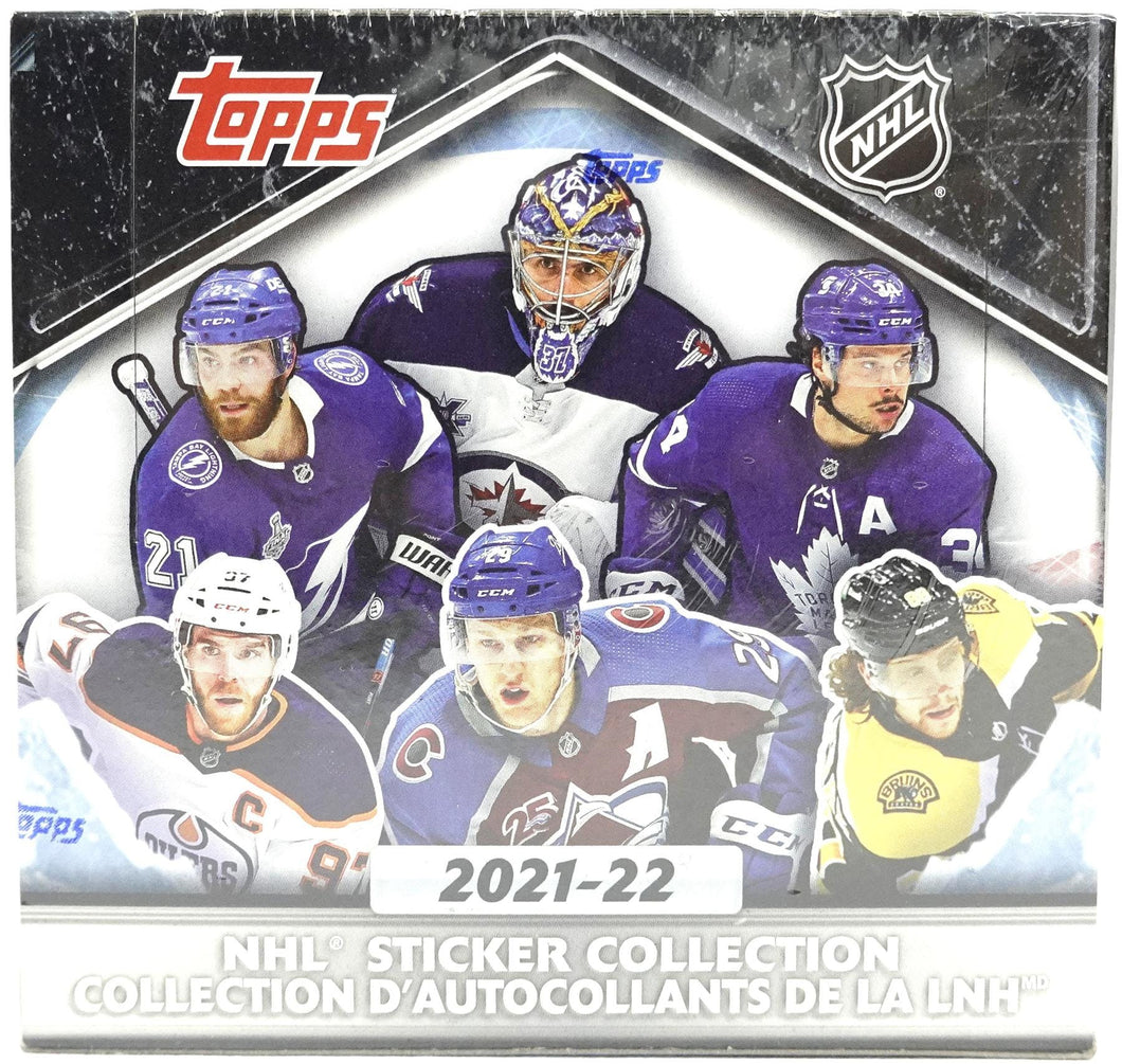 2021-22 Topps Hockey Sticker Box