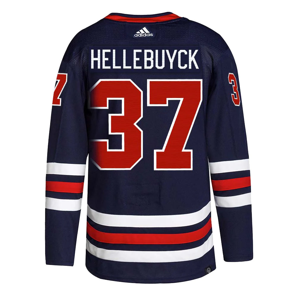 Connor Hellebuyck Autographed Winnipeg Jets Jersey