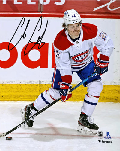 Cole Caufield Autographed Montreal Canadiens 8x10 Photo