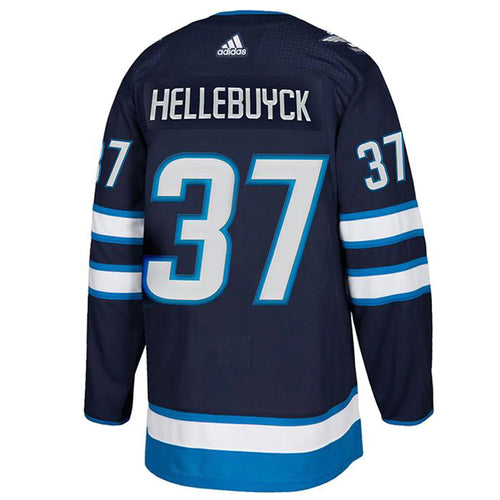 Connor Hellebuyck Autographed Winnipeg Jets Adidas Jersey