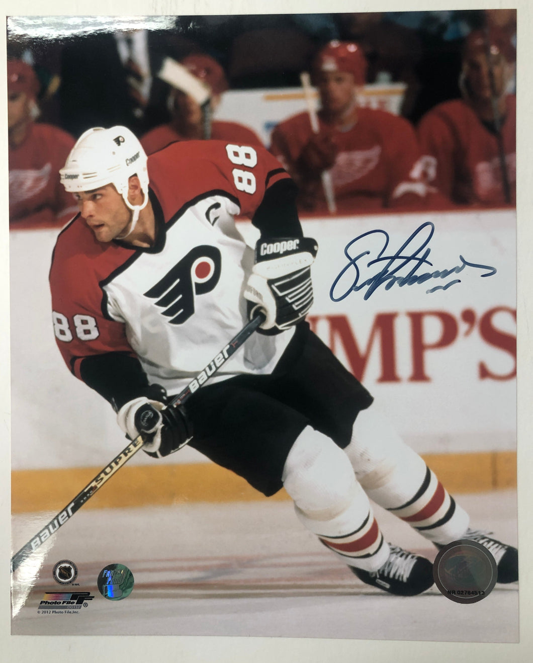 Eric Lindros - Philadelphia Flyers signed 8x10 photo  Pittsburgh Sports  Gallery Mr Bills Sports Collectible Memorabilia