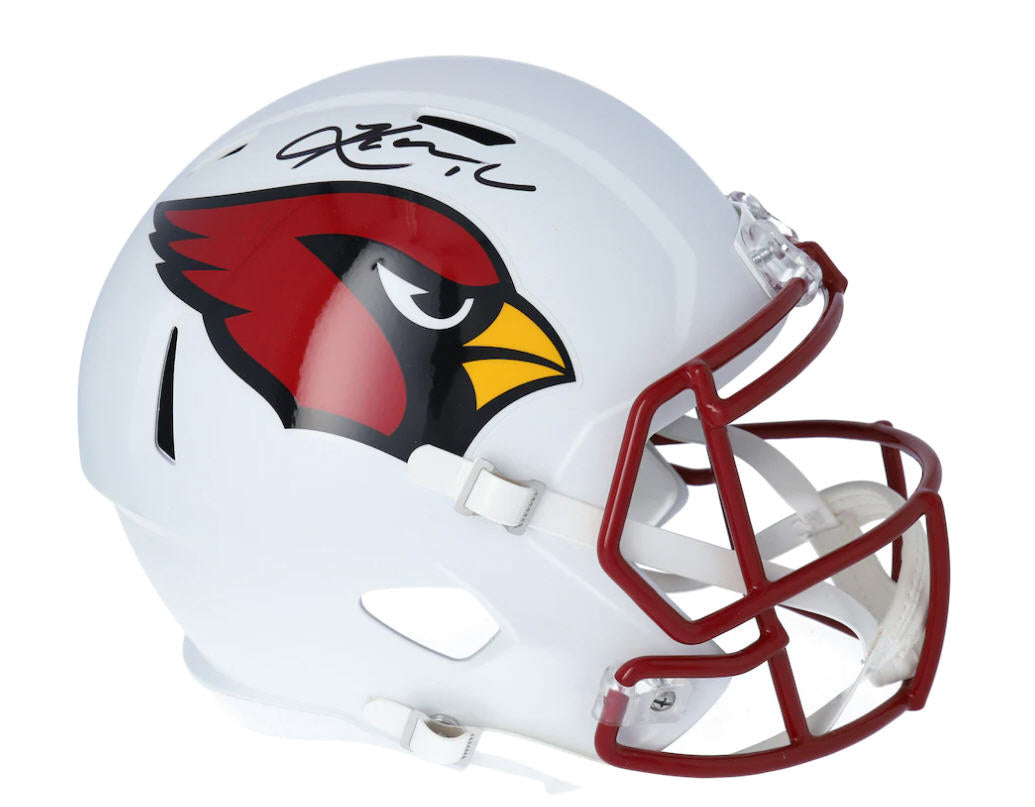 Kyler Murray Arizona Cardinals Autographed Riddell Flat White Alternate Revolution Speed Replica Helmet