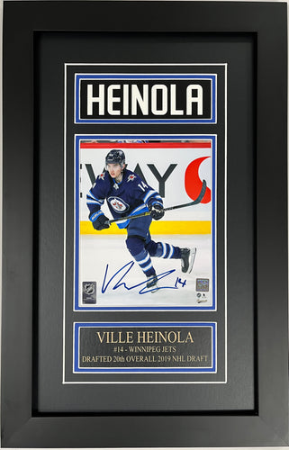 Ville Heinola Autographed 8x10 Custom Framed